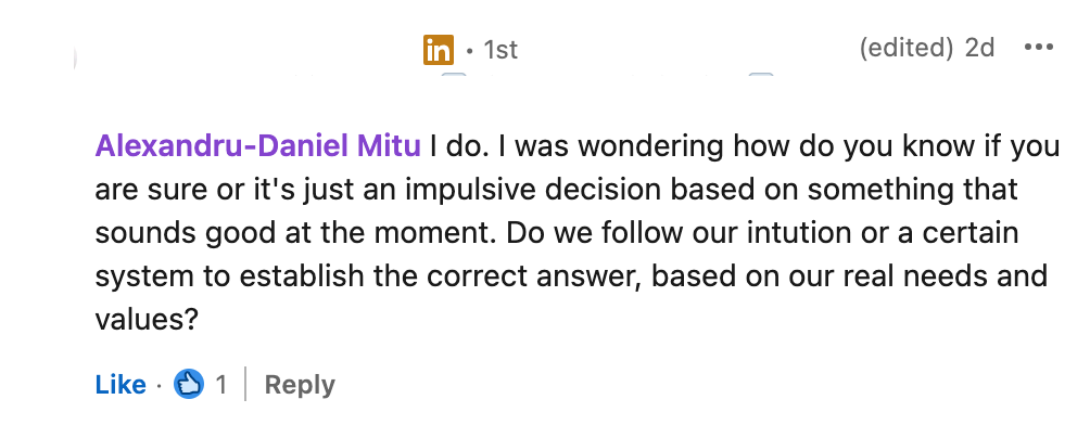 How do you know if you’re sure — or if it’s just an impulse?