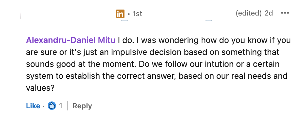 How do you know if you’re sure — or if it’s just an impulse?